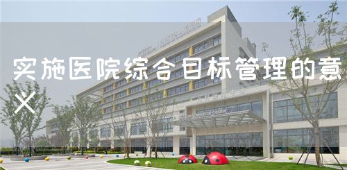 實(shí)施醫(yī)院綜合目標(biāo)管理的意義(圖1)