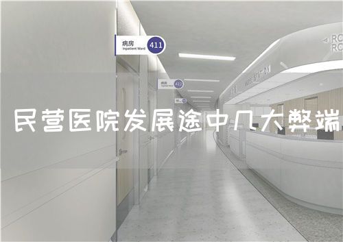 民營醫(yī)院發(fā)展途中幾大弊端(圖1)