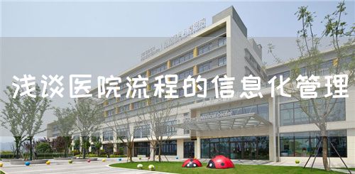 淺談醫(yī)院流程的信息化管理(圖1) 淺談醫(yī)院流程的信息化管理(圖1)