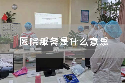 醫(yī)院服務(wù)是什么意思(圖1)