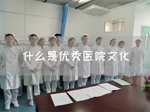 什么是優(yōu)秀醫(yī)院文化(圖1)