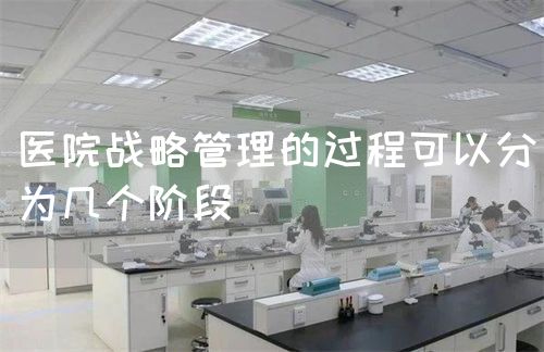 醫(yī)院戰(zhàn)略管理的過程可以分為幾個階段(圖1)