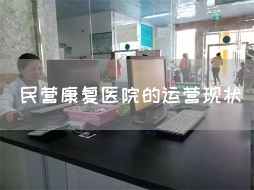 民營康復(fù)醫(yī)院的運營現(xiàn)狀(圖1)