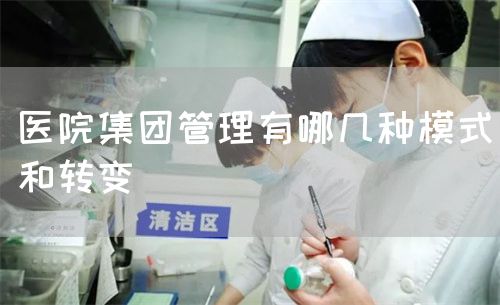 醫(yī)院集團管理有哪幾種模式和轉變(圖1)